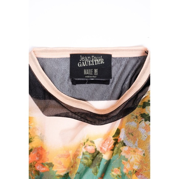 Jean Paul Gaultier Soleil Supreme Flower Floral Sheer Top - Picture 6 of 6
